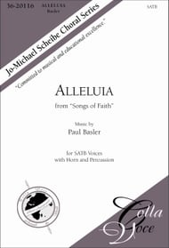 Alleluia SATB choral sheet music cover Thumbnail